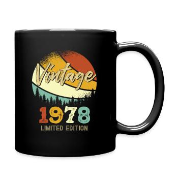 Vintage 1978 Limited - Tasse einfarbig - Schwarz - Rechts
