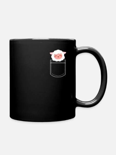 sheep - Full Colour Mug - black