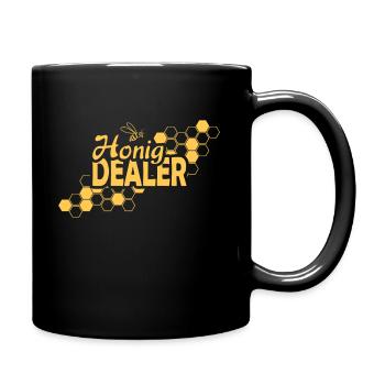 Beekeeper honey dealer bees - Full Colour Mug - black - Right
