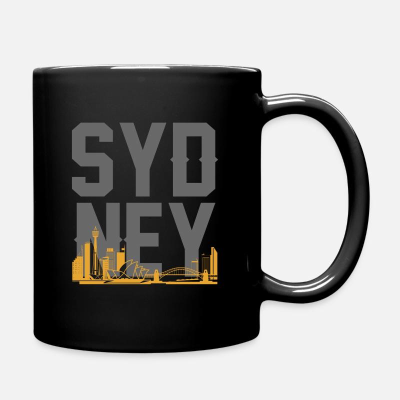 Australia Sydney - Tasse einfarbig - Schwarz