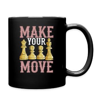 Chess Checkmate Board Game Chess Gift King - Mug uni - noir - Droite