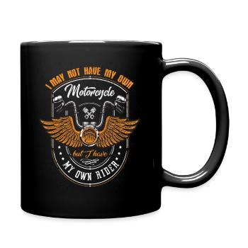 J'ai mon propre chauffeur - Mug uni - noir - Droite