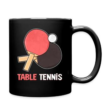 Tischntennis Kelle - Tasse einfarbig - Schwarz - Rechts