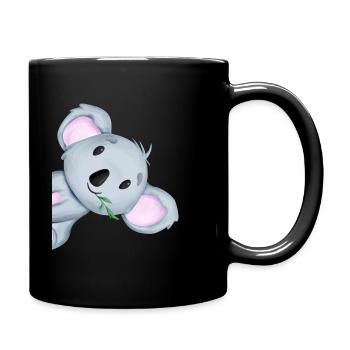 Cute Koala Australia gift - Full Colour Mug - black - Right