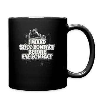 Shoe Contact Sneakers - Full Colour Mug - black - Right