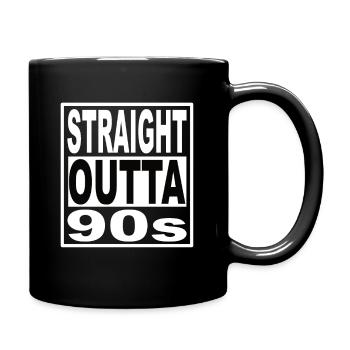 90s 90s 90s fashion 90s party nineties - Full Colour Mug - black - Right