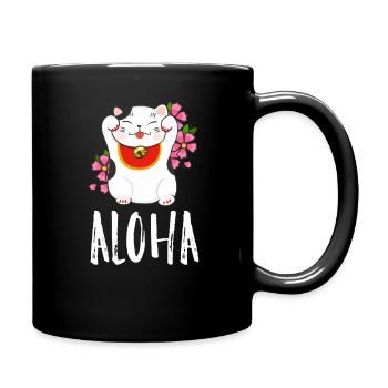 Chat agitant - Mug uni - noir - Droite