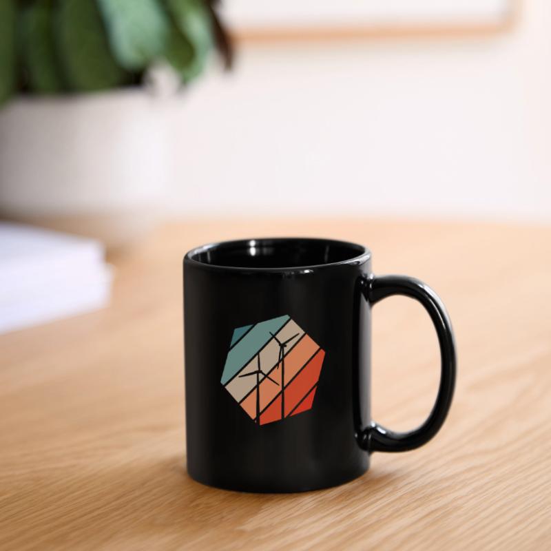 Graphique de puissance éolienne éolienne éolienne Mug uni