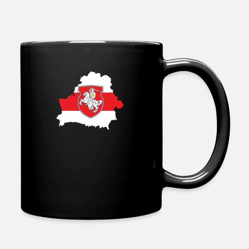 Belarus Pagonya flag, Pagonia Belarus - Full Colour Mug - black