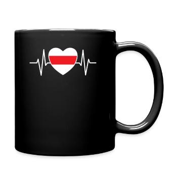 Belarus - Weißrussland - Belarussian - Minsk - Tasse einfarbig - Schwarz - Rechts