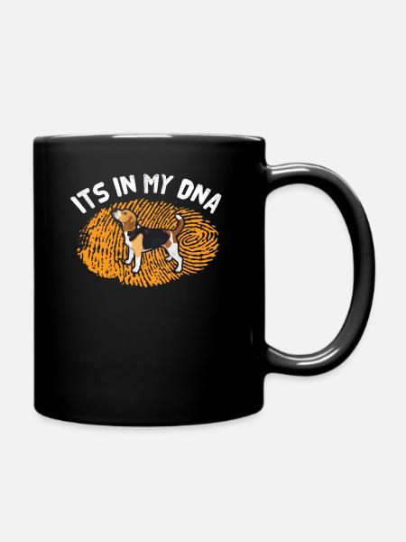 beagle - Mug uni - noir