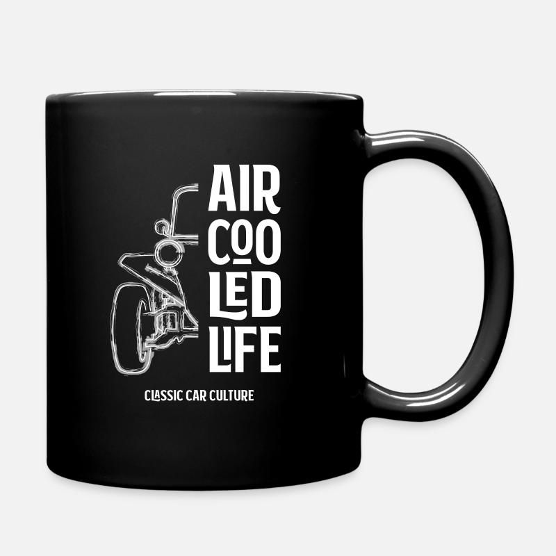 Aircooled Life Beach Buggy - Oldtimer-Kultur - Tasse einfarbig - Schwarz
