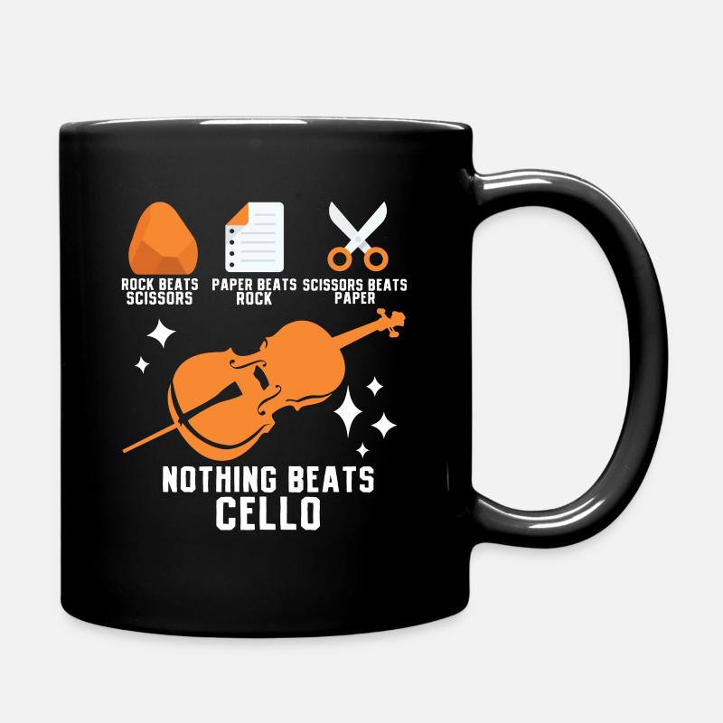 Idée cadeau drôle de violoncelle violoncelle et violoncelles - Mug uni - noir