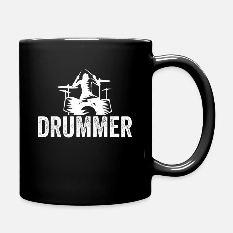 Drummer - Tasse einfarbig - Schwarz