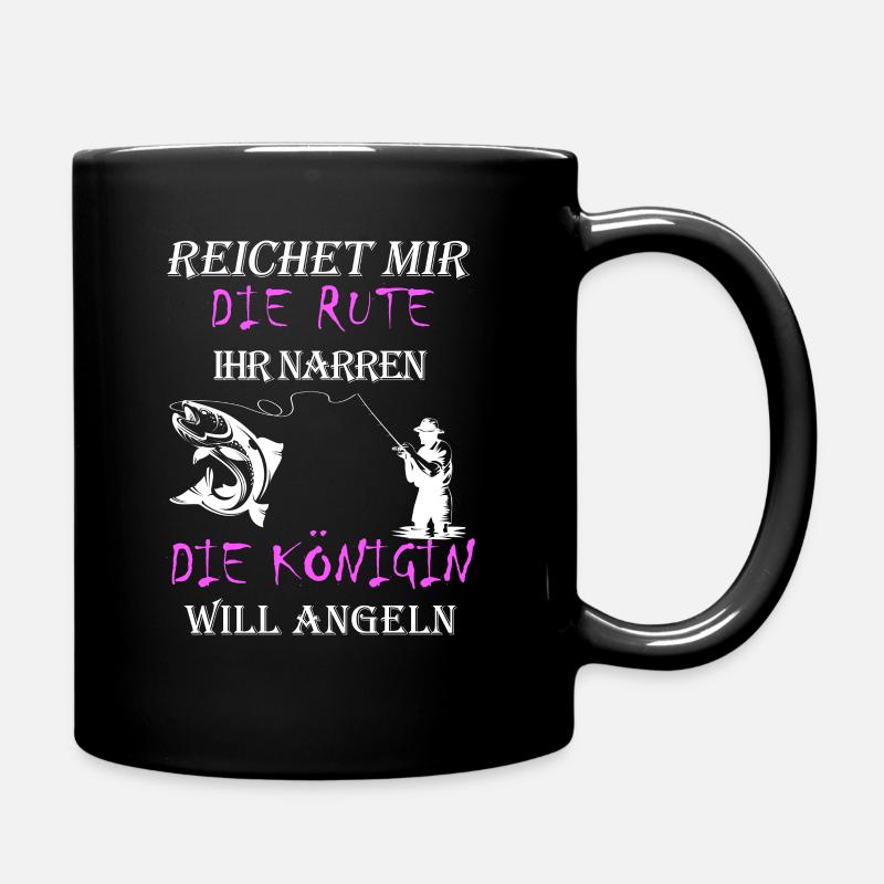 Reichet mit die Rute ihr Narren - Tasse einfarbig - Schwarz