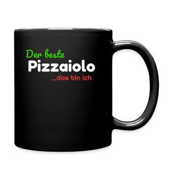 Le meilleur pizzaiolo ... c'est moi la pizza graphique - Mug uni - noir - Droite