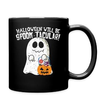 Halloween fantôme fantôme Spook Tacular - Mug uni - noir - Droite