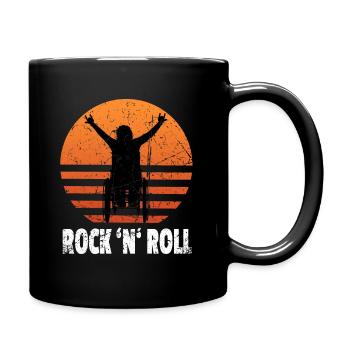 Utilisateurs de fauteuil roulant Rock and Roll Sunset - Mug uni - noir - Droite