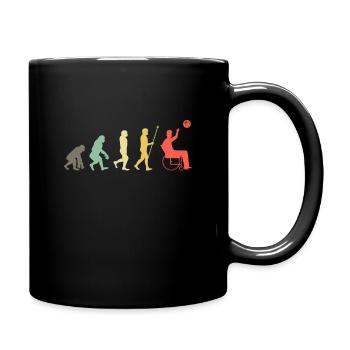 Évolution du basketball en fauteuil roulant - Mug uni - noir - Droite