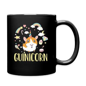 Licorne de cochon d'Inde - Mug uni - noir - Droite