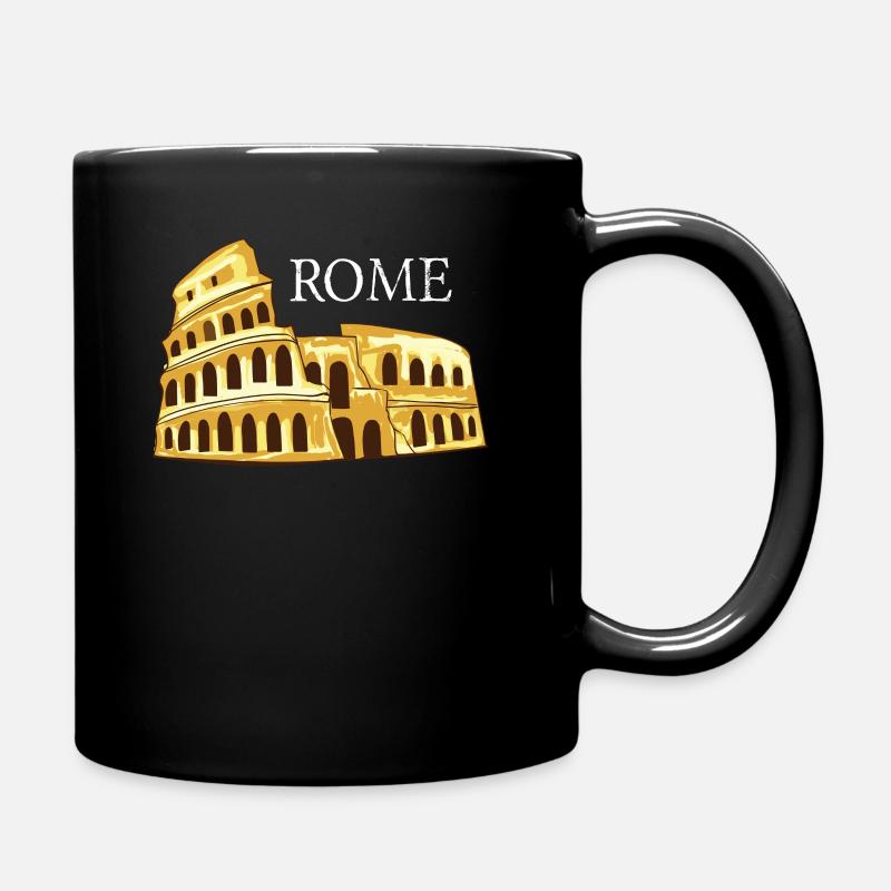 Rom - Tasse einfarbig - Schwarz