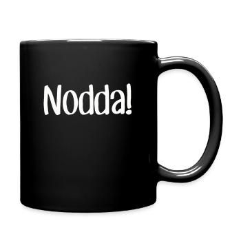 Nodda! Siegerland Siegen Wittgenstein Geschenk - Tasse einfarbig - Schwarz - Rechts