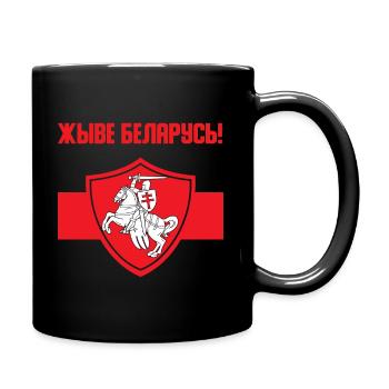 Weißrussland Belarus Protest Anti Lukaschenko - Tasse einfarbig - Schwarz - Rechts