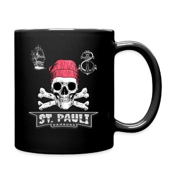 st paulianer st pauli design gift - Full Colour Mug - black - Right