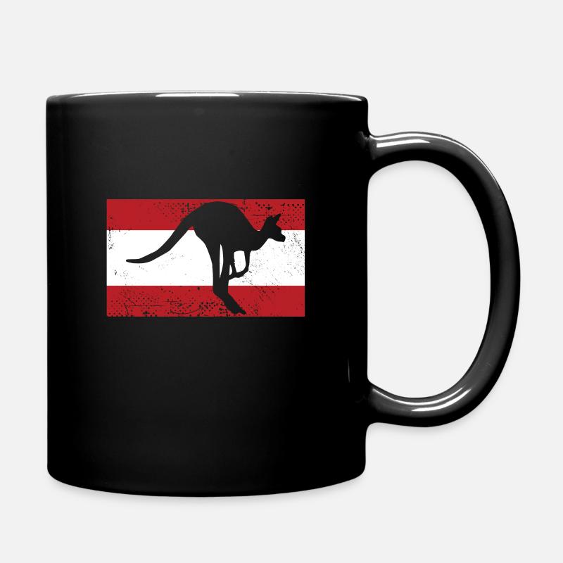 Österreich - Tasse einfarbig - Schwarz