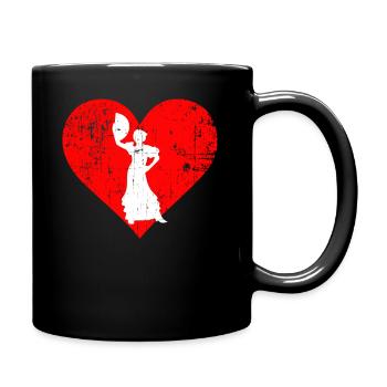 I LOVE FLAMENCO - Full Colour Mug - black - Right