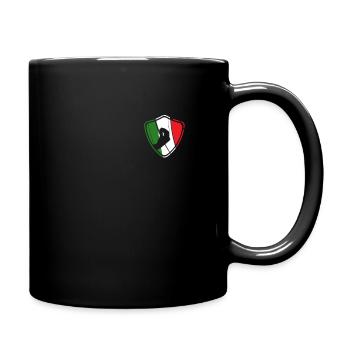 Capisci Italien Handgeste Italienisch Flagge Funny - Tasse einfarbig - Schwarz - Rechts