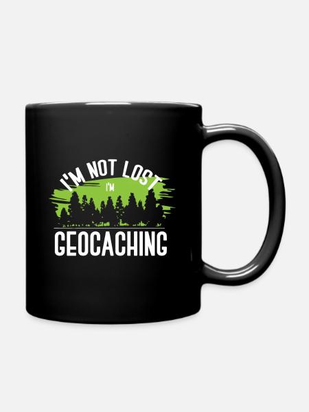 géocaching, cache, gps, géocache, géocacheur, logbu - Mug uni - noir
