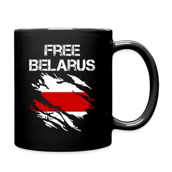 Belarus Belarus flag - Full Colour Mug - black - Right