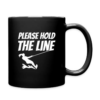 Wasserski Wakeboarding Wassersport - Tasse einfarbig - Schwarz - Rechts