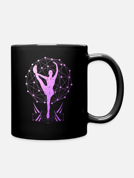 Eiskunstlauf Eiskunstläufer Eislaufen Eistanz - Tasse einfarbig - Schwarz