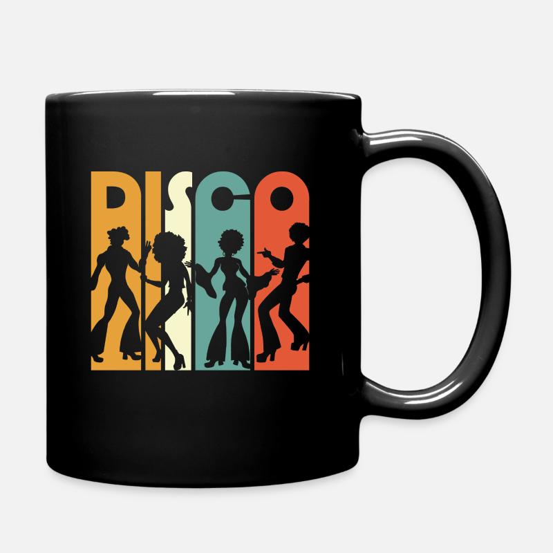 Disco danseurs vintage disco rétro disco ge - Mug uni - noir