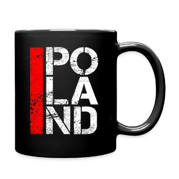 Poland - Full Colour Mug - black - Right