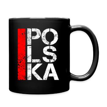 Poland - Full Colour Mug - black - Right