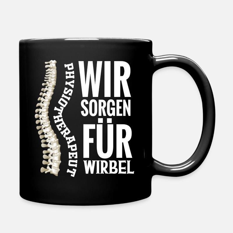 Physiotherapeut Physio Geschenk Physiotherapie - Tasse einfarbig - Schwarz