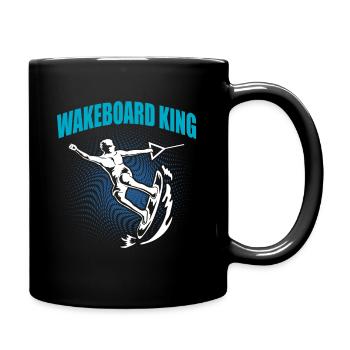 Wakeboard King Wakeboarding - Mug uni - noir - Droite