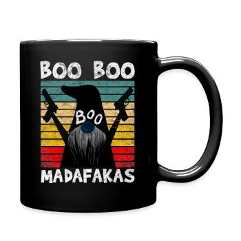 Costume d'Halloween Nain de jardin Pew Boo - Mug uni - noir - Droite