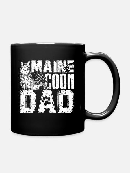 Papa Maine Coon Maine Coon - Mug uni - noir