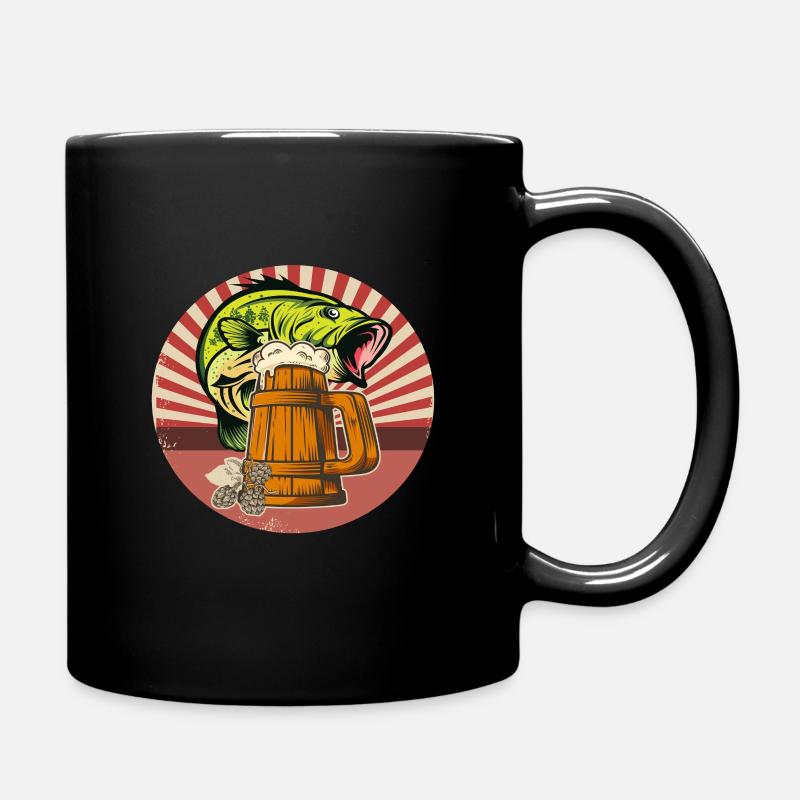 Perche et bière - Mug uni - noir