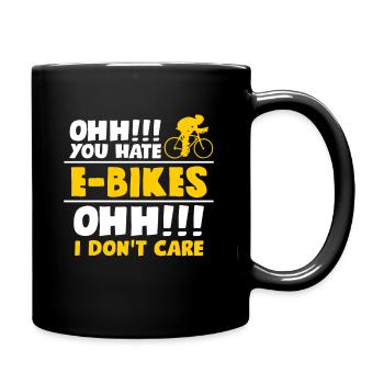 E-bike lover electricity battery bike pedelec - Full Colour Mug - black - Right