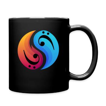 Bassgitarre Bassist - Tasse einfarbig - Schwarz - Rechts