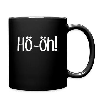 HÖ ÖH - Siegerländer Wittgensteiner Platt Siegen - Tasse einfarbig - Schwarz - Rechts