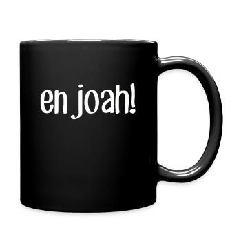 EN JOAH - Siegerländer Wittgensteiner Platt Siegen - Tasse einfarbig - Schwarz - Rechts