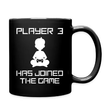 Le joueur 3 a rejoint le jeu - Mug uni - noir - Droite