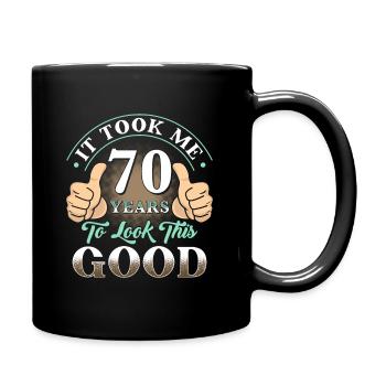 Took 70 years - Full Colour Mug - black - Right