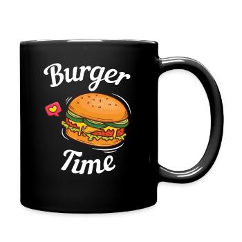 Burger - Mug uni - noir - Droite